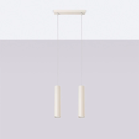 Stropní závěsné svítidlo Tuba Spot 2x GU10 Beige Lagos Ocean Green SL.1480 Sollux