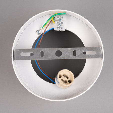 Povrchové Halogenové svítidlo GU10, AR111 SPOT TUBA 100mm Nastavitelná Kulatá Bílá TELES LUMILED