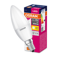 E14 B35 LED žárovka 5.7W = 40W 470lm 2700K Teplá bílá 200° OSRAM Hodnota