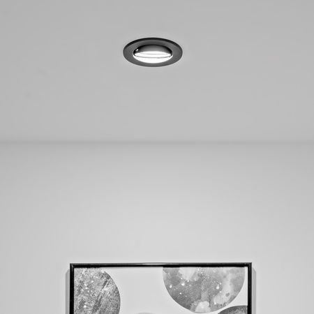 Kruhové halogenové svítidlo pod omítku AURELI Graphite sheet MR16 GU10 LUMILED