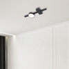 GX53 Black JOY Sanico Goldlux Bodové stropní svítidlo pro povrchovou montáž