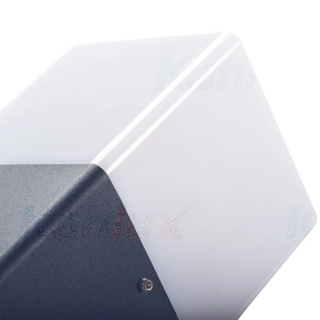 VADRA KANLUX E27 IP44 Vnější nástěnné antracitové sloupy VADRA