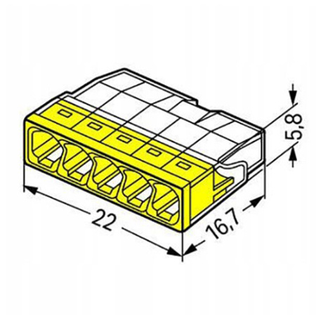 Rychlospojky Instalační sada konektorů Sada 100 kusů - 20x 2X2. 30x 3X2. 30x 4X2. 20x 5X2 + kufr s organizérem