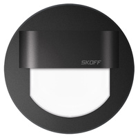 LED svítidlo na schodiště 1.8W 3000K 230V IP20 matná černá RUEDA Skoff