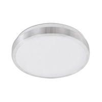 LED stropní svítidlo 16W 4000K SOLEN stropní svítidlo kulatá IP44 stříbrná
