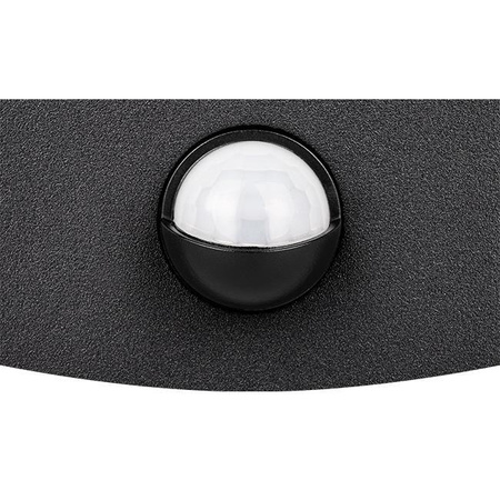 Zahradní nástěnné svítidlo Elevation LED nástěnné svítidlo 9W s pohybovým a soumrakovým senzorem Black BELLA