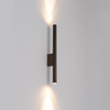 Nástěnná zásuvka pro povrchovou montáž 2x G9 Brown Glamour LASER WALL 10563 Nowodvorski