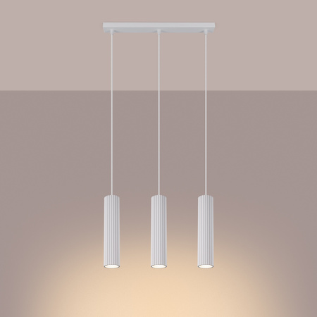 Stropní závěsné svítidlo Tuba Spot 3x GU10 White Carbon Deep Space SL.1537 Sollux