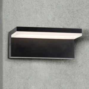Venkovní nástěnné fasádní svítidlo LED 4000K Rectangle Black