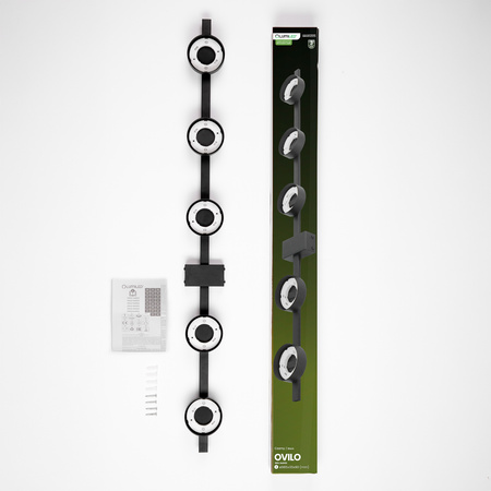 OVILO stropní svítidlo LED halogenové svítidlo 5x GX53 Bodové nástěnné svítidlo Reflektor LUMILED