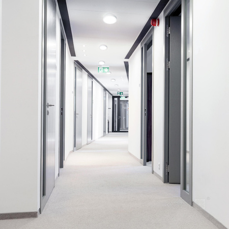 LED stropní svítidlo do koupelny Povrchová montáž 18W 1890lm 4000K 120° bílá IP65 Nairos Kobi