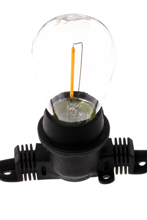 Venkovní zahradní girlanda světelný řetěz 10m 10xE27 LED 1.3W Kobi