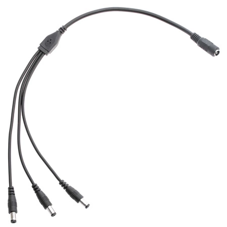 Zásuvka pro DC 2.1/5.5 LED pásek se třemi zásuvkovými výstupy