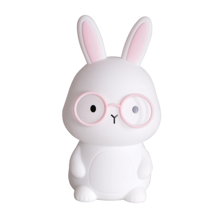 Dekorativní LED králičí lampa 1W 3000K RGBW bílá růžová stmívatelná Flora Sanico Goldlux