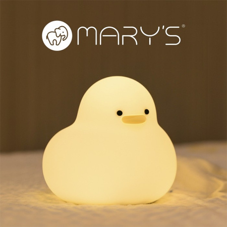 Dětské LED noční světlo 1,6W 3000K teplá bílá USB dobíjecí 900mAh bílé MARY'S DUCkie