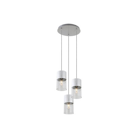Stropní závěsné svítidlo E27 stříbrné Moderní Zelkova Rabalux