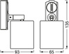 LED panel pod omítku GU10 Spot White Tracklight Ledvance