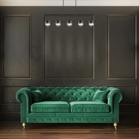 Stropní závěsné svítidlo 5x GX53 Black MIRELLA Sanico Goldlux