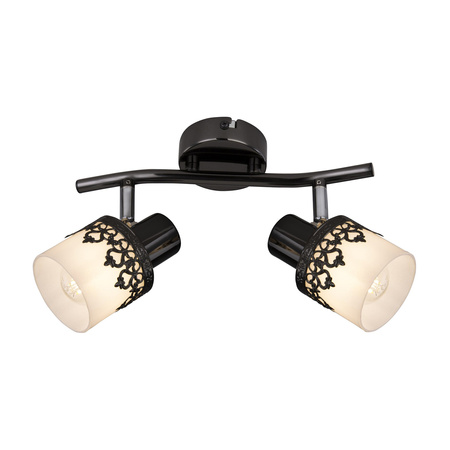 Bodové stropní svítidlo 2x E14 Black Vintage Lacey 5342 Rabalux