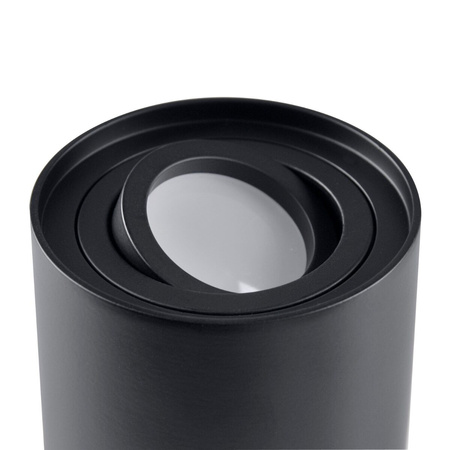 Stropní svítidlo přisazené HADAR R1 1xGU10 Movable Round Black