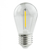 LED žárovka Edison S14 E27 1W 100lm 2700K teplá bílá FILAMENT Ecolight