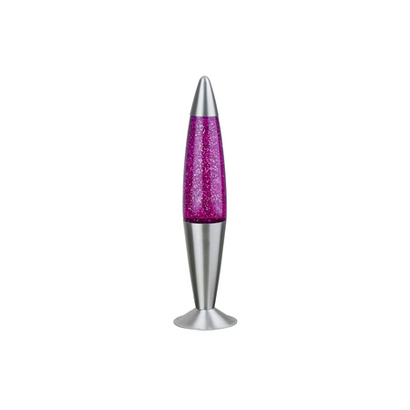 Stolní noční lampa E14 Purple Classic Glitter 4115 Rabalux