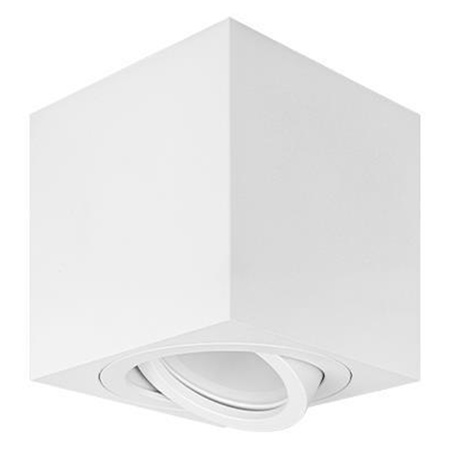 Halogenový reflektorový bodový reflektor GU10 Square Movable White Masterled pro povrchovou montáž
