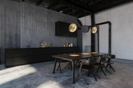 KOLO 9033 Nowodvorski stropní lampa černá E27 závěsná překližka+moderní ocel