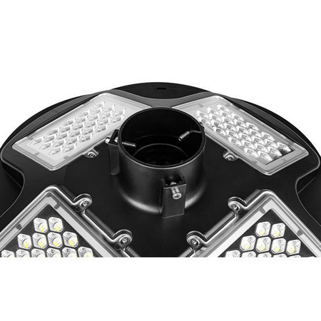 Pouliční lampa LED solární lucerna 200W IP65 mikrovlnný pohybový senzor + dálkové ovládání