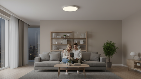 Stropní svítidlo LED 24W 1900lm 4000K neutrální bílá s výměnným černým nebo bílým rámečkem Ecolight