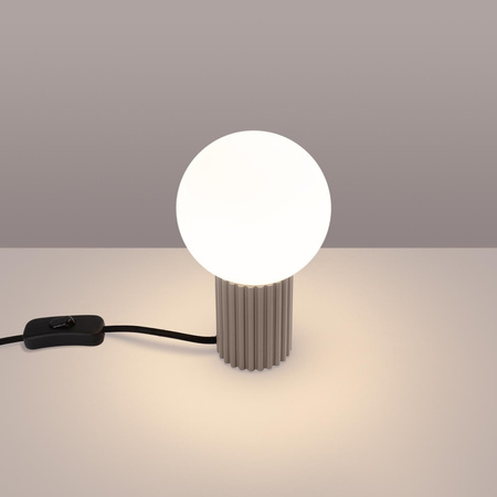 Stolní stolní lampa G9 Round Beige Modern Matte Halo Sollux