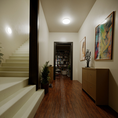 Stropní svítidlo LED Plafond 12W 1500lm 4000K se soumrakovým senzorem Bílá Acuna Philips