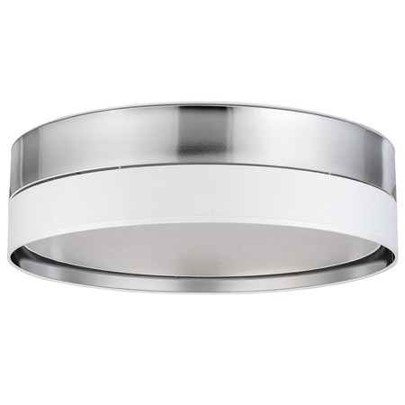 Stropní svítidlo Plafond HILTON Round White and Silver 60cm 15W 4xE27 4179 TK Lighting