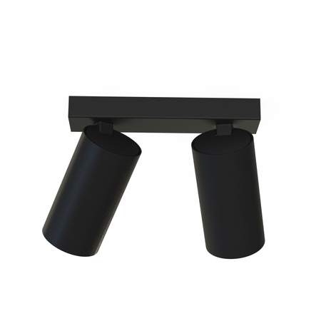 MONO II 7766 Nowodvorski Černo-zlaté stropní svítidlo 2xGU10 Bodový reflektor pro povrchovou montáž Moderní