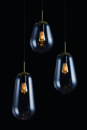 PEAR L 8671 Nowodvorski E27 Stropní skleněné stínidlo Moderní závěsné svítidlo