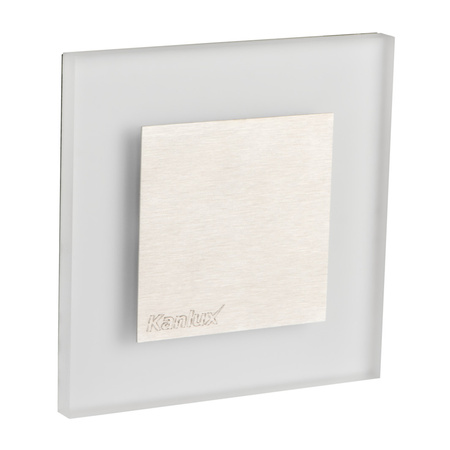 Schodišťové světlo LED 0,8W 14lm 4000K Neutral Square Silver Apus Kanlux