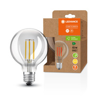 LED žárovka E27 G95 4W = 60W 840lm 3000K Teplá bílá 320° Filament LEDVANCE Ultra Efficient