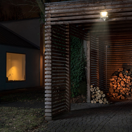 LED reflektor 50W 4500lm 4000K IP44 šedý se senzorem pohybu LEDVANCE Reflektor Endura