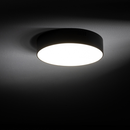 Plafond Stropní svítidlo LED 25W 1800lm 4000K Neutral Black LID ROUND 10416 Nowodvorski