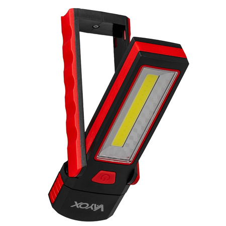 Dobíjecí dílenská svítilna skládací magnet COB + LED VA0101 Vayox
