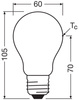 LED žárovka A60 E27 2,2W = 40W 470lm 4000K Neutrální 320° vlákno CLASSIC ENERGETICKÁ ÚSPORNOST Osram