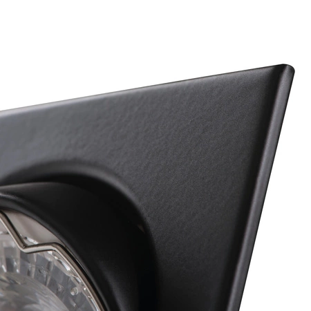 LED GU5.3 GU10 Square Adjustable Recessed Ceiling Halogen Spot Luminaire Black Alor Kanlux