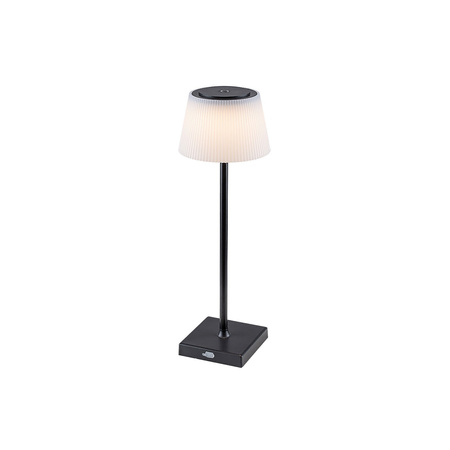 Stolní noční lampa Dekorativní 4W 200lm 3000-5000K CCT Stmívatelná IP44 Černá Moderní Taena Rabalux