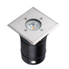 GU10 KANLU IP67 IK08 Square Flush Mounted Silver Podsklepní svítidlo BERG KANLUX