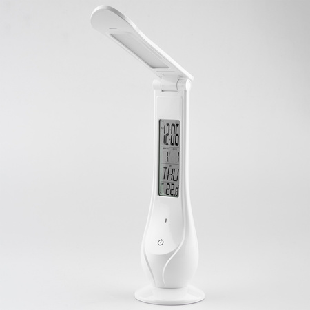 LED noční stolní lampa 4W 5000K USB displej dotykově stmívatelná IDA