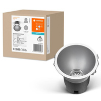 LED panelové bodové svítidlo 10W 800lm 4000K neutrální síťově bílé stříbrné svítidlo Slim Ledvance