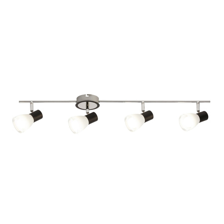 Bodové stropní svítidlo Bodový reflektor 4x E14 Black Classic Ati Rabalux