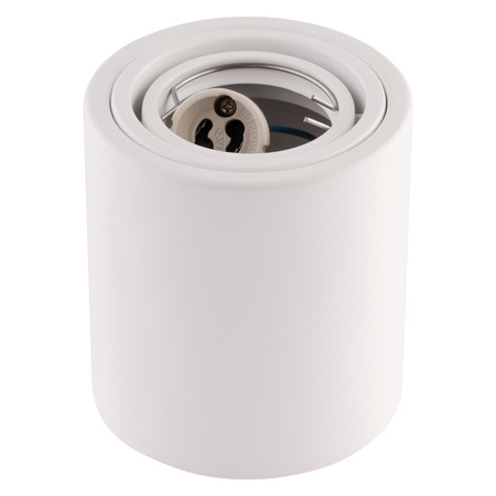 Přisazené svítidlo HALOGEN Aluminium White SPOT TUBE 10cm pro LED GU10 Bellalux