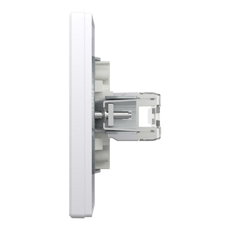 Počítačová zásuvka RJ45 Cat. 6 UTP s rámem Bílá SCHNEIDER ASFORA