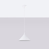 ZUMA E27 Bílá skandinávská závěsná lampa SOLLUX